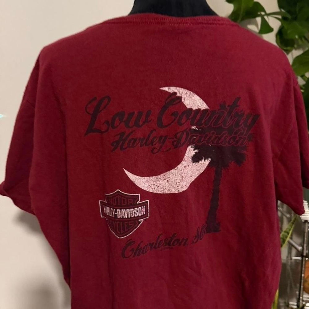 Harley Davidson South Carolina Tee Red 3XL State Graphic Shirt - Picture 5 of 6